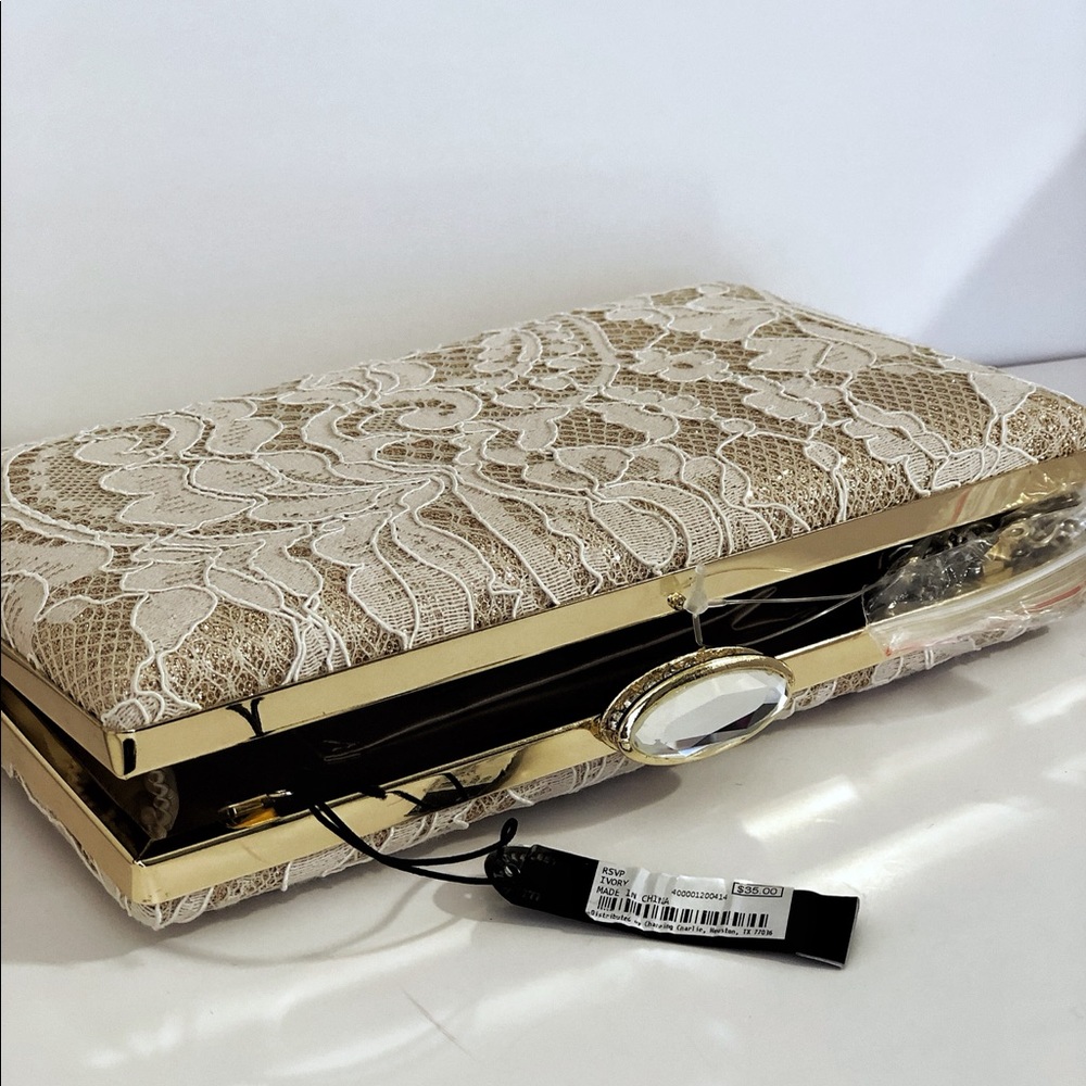 New lace clutch purse